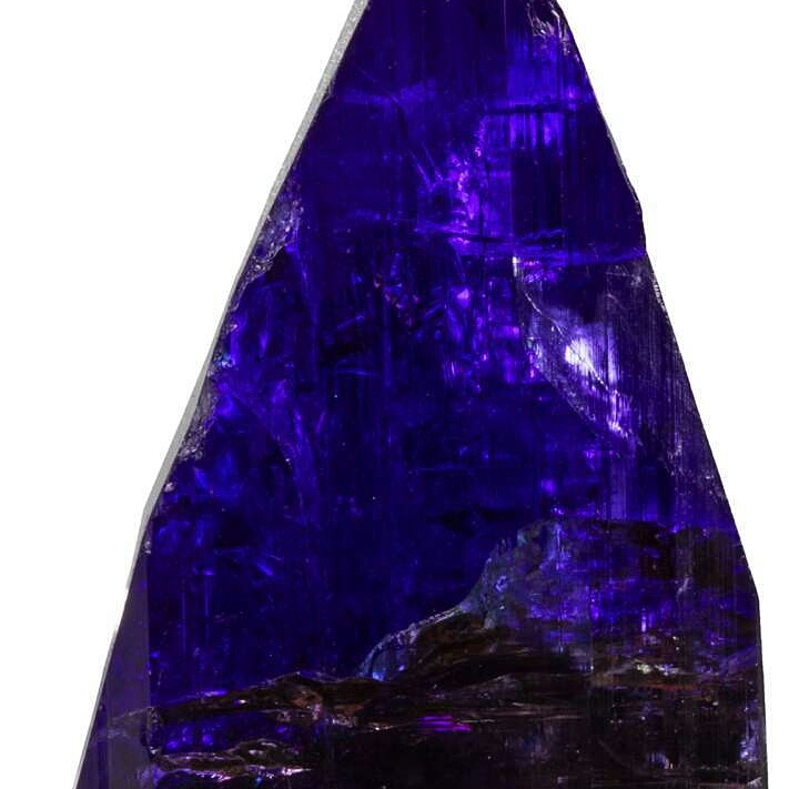 Tanzanite Crystals — blue-violet natural formation